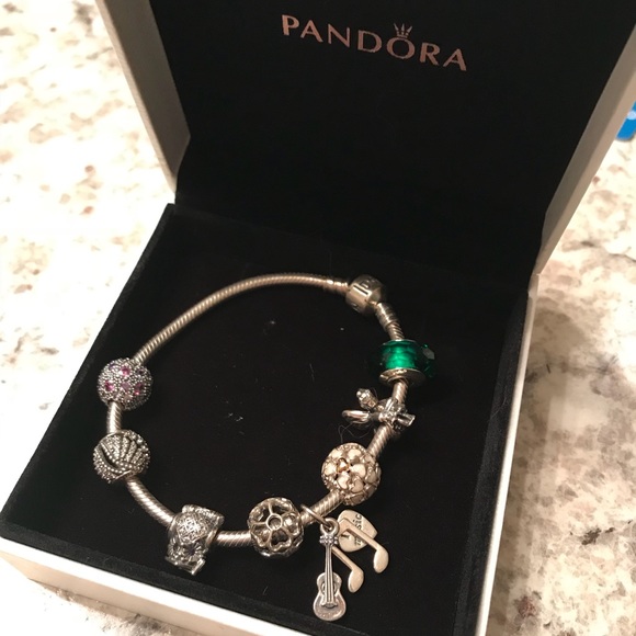 Pandora Jewelry - Pandora bracelet with 6 charms!